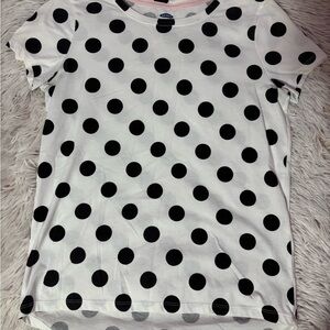 Old Navy Kids Polka Dot Tee - Black and White